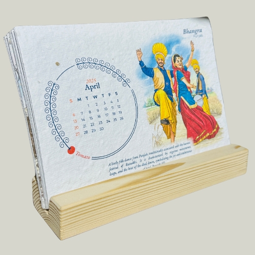 Paper Offset Printing Theme Table Calendar