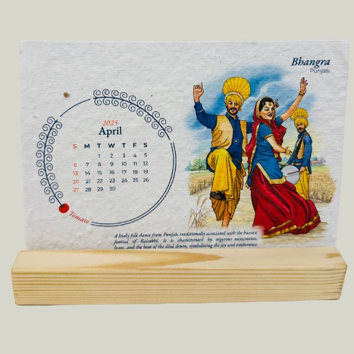 Paper Offset Printing Theme Table Calendar