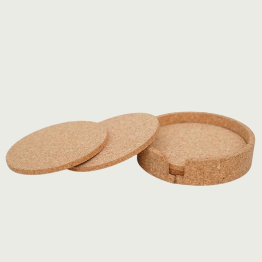 Cork Tea Coaster for Office, Home