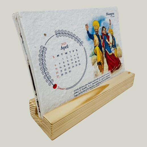 Paper Offset Printing Theme Table Calendar