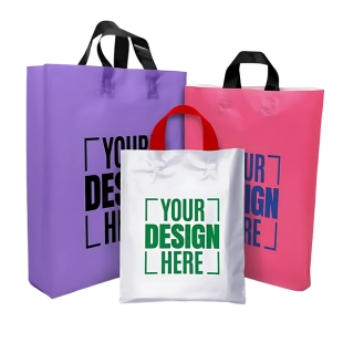 Printed Loop Handle Box Bags